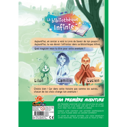 MA 1ERE AVENTURE : LA BIBLIOTHEQUE INFINIE – Image 2
