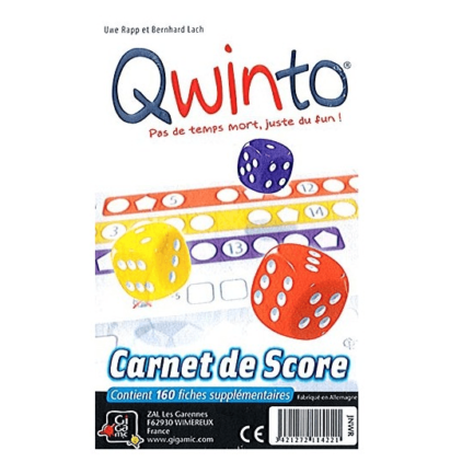 QWINTO - Recharge BLOC DE SCORE
