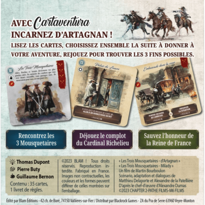 Cartaventura Les Trois Mousquetaires – Image 3