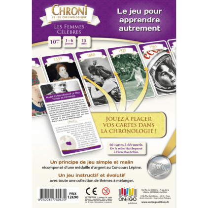 CHRONI Les Femmes Célèbres Nlle version – Image 2