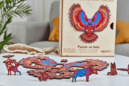 Puzzle en bois La Chouette Somptueuse – Image 2