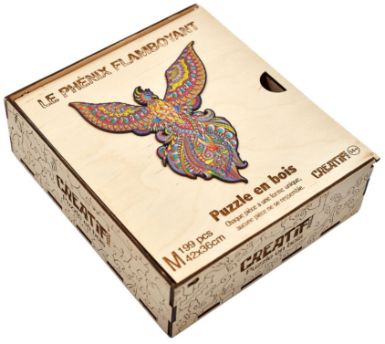 Puzzle en bois La Phénix Flamboyant