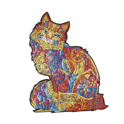 Puzzle en bois Le Tendre Chat