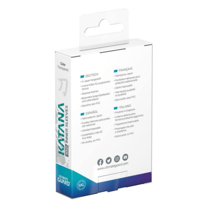 100x UGuard Sleeves Standard Inner Sleeves - Transparent – Image 2