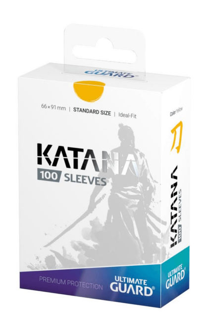 100x UGuard Sleeves Standard Katana - Jaune