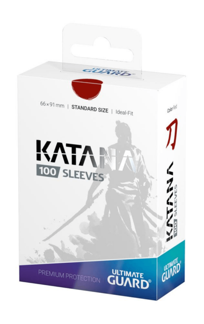 100x UGuard Sleeves Standard Katana - Rouge