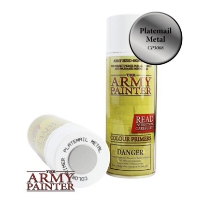 Army Painter Spray : Platemail Metal