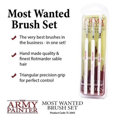 Army Painter Tools : Most Wanted Brush Set
