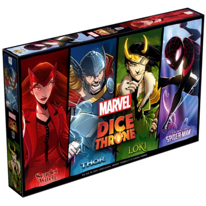 DICE THRONE Marvel (Scarlet / Thor / Loki / SpiderMan)