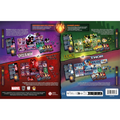 DICE THRONE Marvel (Scarlet / Thor / Loki / SpiderMan) – Image 2