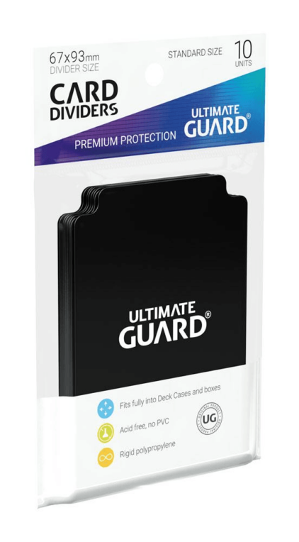 Ultimate Guard 10 intercalaires pour cartes Card Dividers taille standard Noir