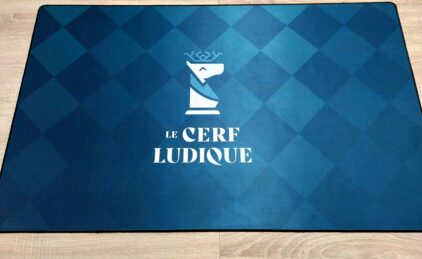 Tapis Cerf Ludique Bleu 60x100