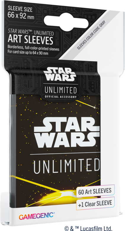 GG : SW Unlimited Art Sleeves : Back Yellow