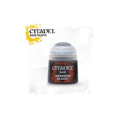 Peinture Citadel Base : Abaddon Black