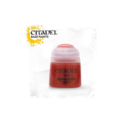 Peinture Citadel Base : Mephiston Red