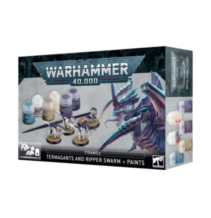 W40K - Tyranids - Termagnts & Ripper Swarm + Paints