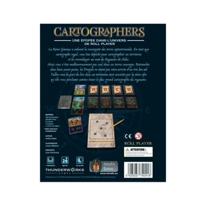 Cartographers: A Roll player's Tale jeu de plateau VF – Image 2
