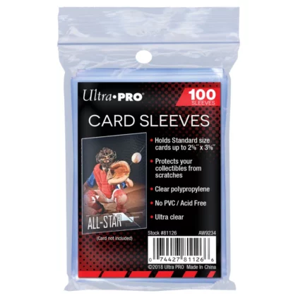 Ultra PRO : 100 sleeves Standard Soft Transparent