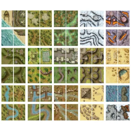Livre plateau de jeu : Giant Book of Battle Mats Wrecks et Ruins (A3) – Image 3