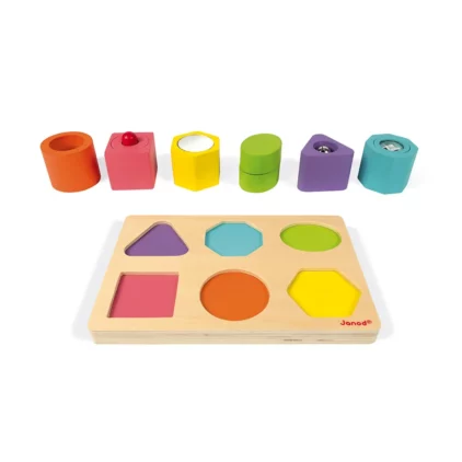 Puzzle 6 cubes Sensoriels Wood