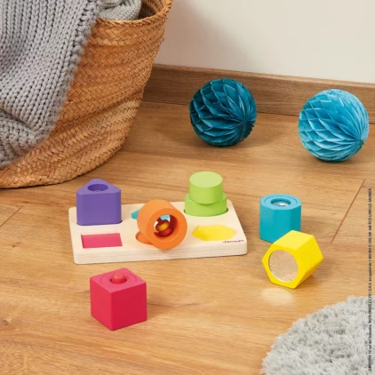 Puzzle 6 cubes Sensoriels Wood – Image 2