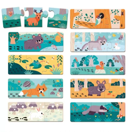 Puzzle Animaux les Empreintes – Image 2