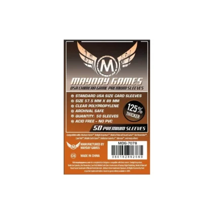 Sleeves Mayday : USA chimera 57.5x89mm