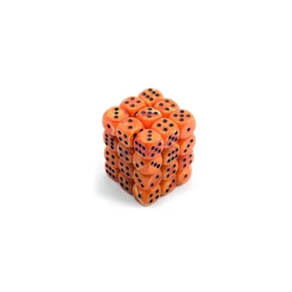 Set de 36 dés 6- Vortex - Orange/Black
