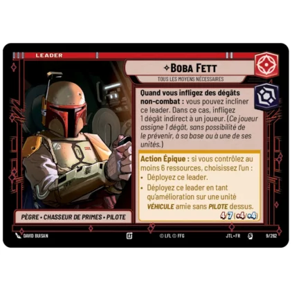 SW Unlimited : Passage Vitesse Lumière Deck 1J Boba Fett – Image 2