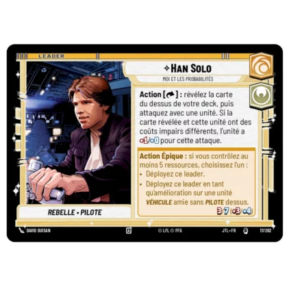 SW Unlimited : Passage Vitesse Lumière Deck 1J Han Solo – Image 2