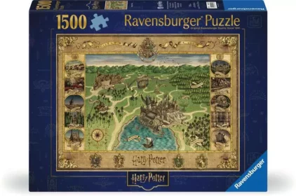 Ravensburger 1500p : La carte de Poudlard / Harry Potter