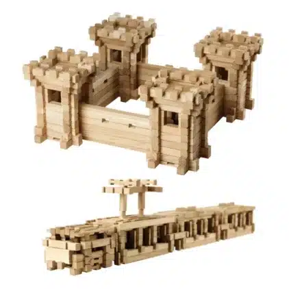 Jeu de construction en bois Fortification 282 pièces – Image 2