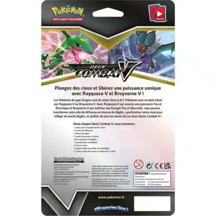 Pokémon : Deck Combat-V Rayquaza-V / Bruyverne-V – Image 2