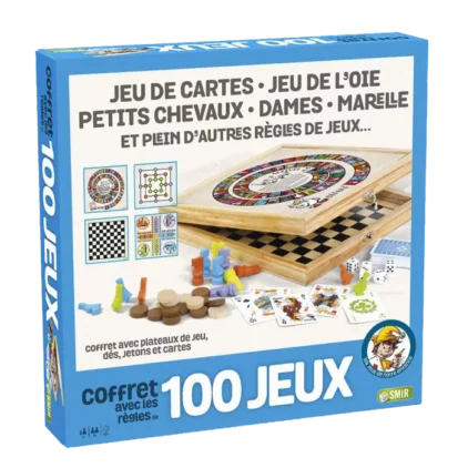 Coffret 100 Jeux Classic Junior en bois