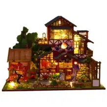 DIY miniature Ludistri - Maison Traditionnel Japonaise (34 x 26 x 25 cm) (N'est pas exactement un book nook ;))