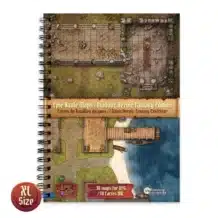 Livre Plateau de Jeu : Edition Heroic Fantasy extérieur (305x420mm) Taille XL - Couverture Rigide