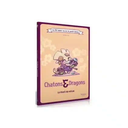 CHATONS et DRAGONS - LE REVEIL DU VOLCAN - BD PETIT HEROS