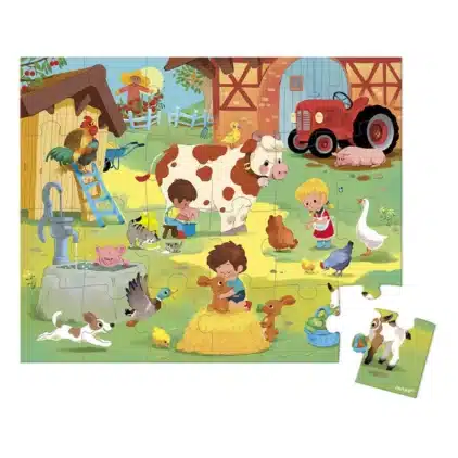 Puzzle Une journée à la ferme - 24 PCS – Image 2