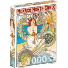 1000P alfonsMucha - Monaco Monte carlo