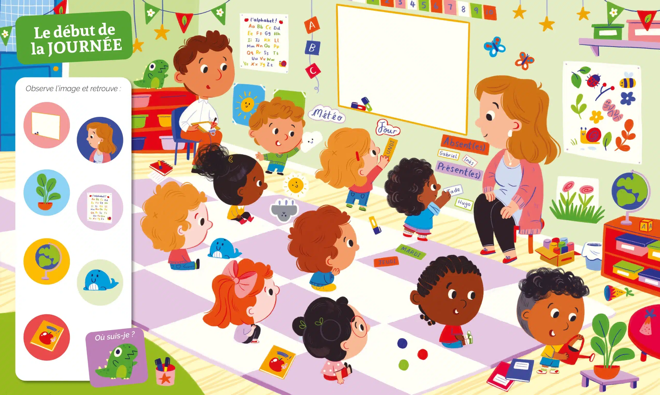 Cherche et trouve des tout petits : La Maternelle – Image 2