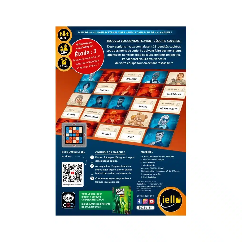 Codenames Duo Nouvelle Édition – Image 3