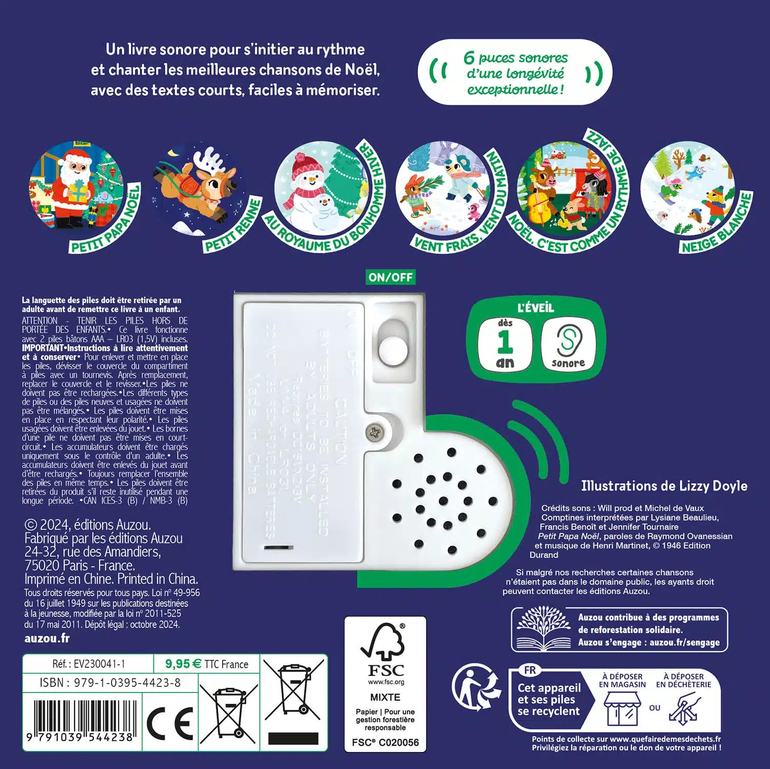 Mes premiers livres sonores : Chansons Noël – Image 4