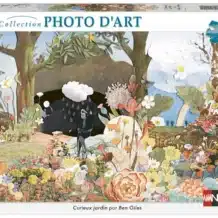 Puzzle Nathan Curieux jardin 2000p