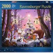 RAVENSBURGER - PUZZLE -2000p Une forêt de noël