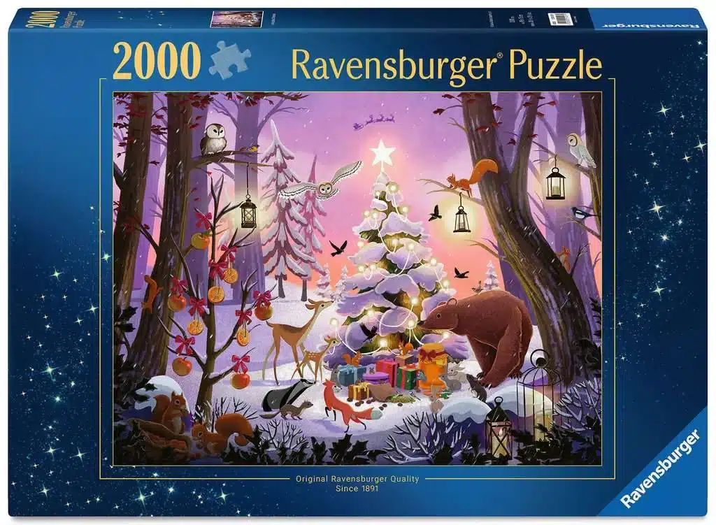 RAVENSBURGER - PUZZLE -2000p Une forêt de noël