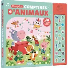 Mes toutes premières comptines d'animaux - 20 puces sonores