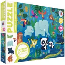 Puzzle cherche et Trouve des Tout-Petits - Animaux 24 pièces