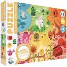 Puzzle cherche et Trouve des Tout-Petits - Les Couleurs 24 pièces