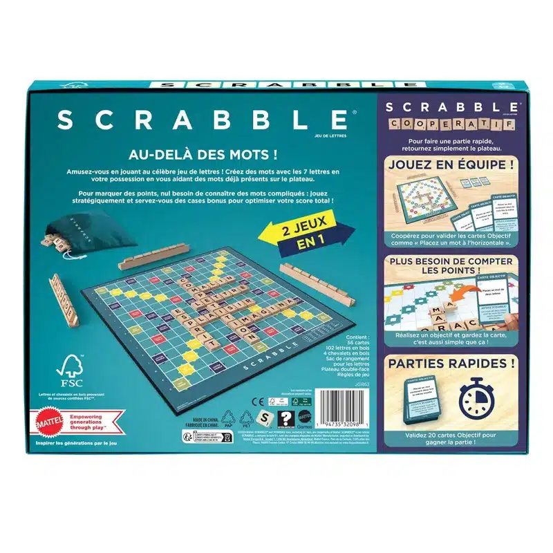 Scrabble Classique (En Bois) – Image 2